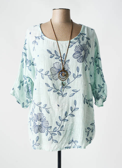 Blouse vert QUATRE VINGT JOURS pour femme