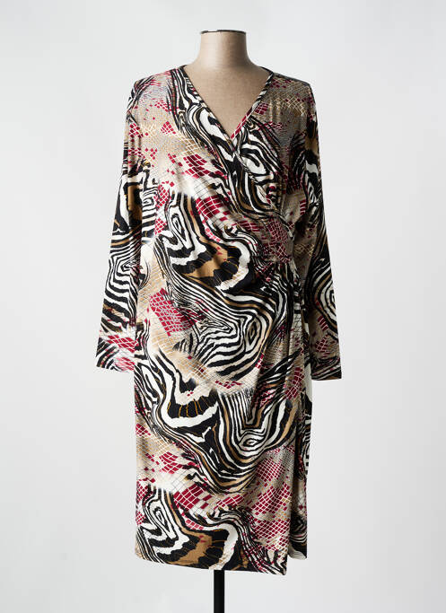 Robe mi-longue noir GENUINE pour femme