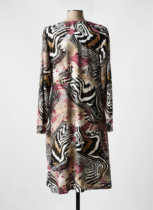 Robe mi-longue noir GENUINE pour femme