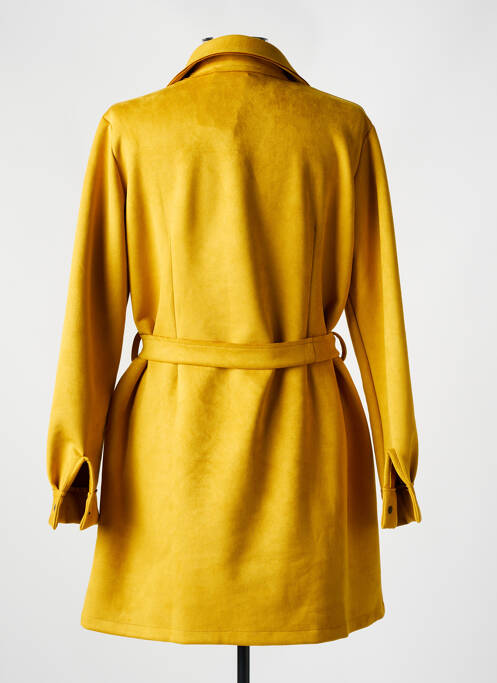 Veste casual jaune QUATRE VINGT JOURS pour femme