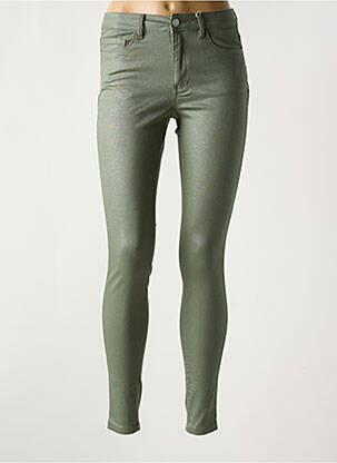 Pantalon slim poches vert VILA femme