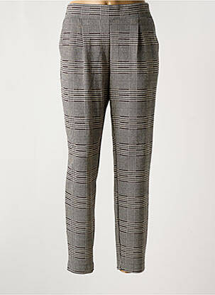 Pantalon slim taille élastique noir B.YOUNG femme