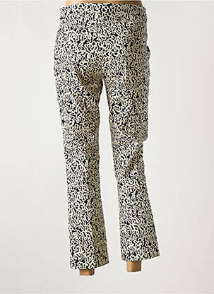 Pantalon 7/8 fermeture zippée sous rabat avec crochet noir B.YOUNG femme