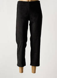 Pantacourt coupe droite noir QUATRE VINGT JOURS femme