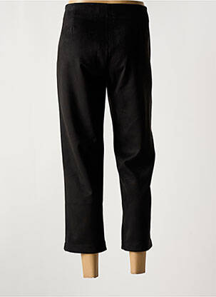 Pantacourt coupe droite noir QUATRE VINGT JOURS femme