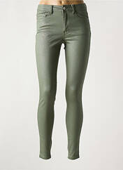 Pantalon slim vert VILA pour femme seconde vue