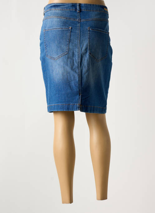 Jupe mi-longue bleu B.YOUNG femme