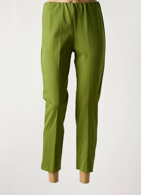 Pantalon 7/8 vert QUATRE VINGT JOURS pour femme