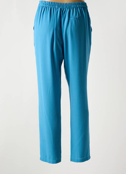Pantalon droit bleu MD'M pour femme