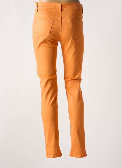 Pantalon slim orange VOGGO pour femme