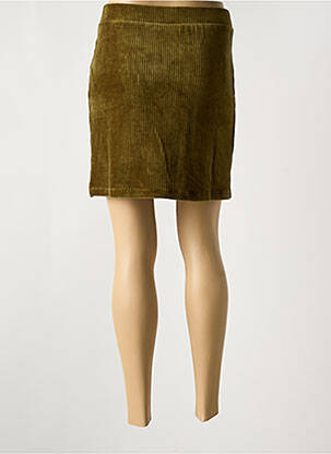 Jupe courte coupe droite vert VILA femme