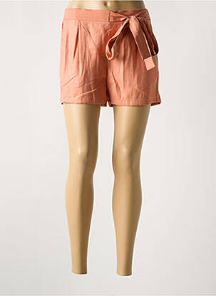 Short coupe droite orange MOLLY BRACKEN femme