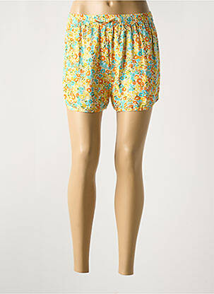 Short coupe droite taille haute jaune TIFFOSI femme