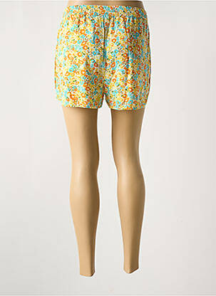 Short coupe droite taille haute jaune TIFFOSI femme