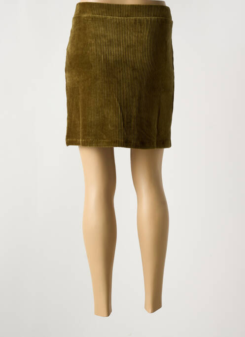 Jupe courte coupe droite vert VILA femme