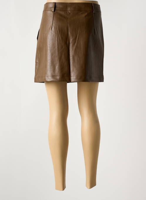 Jupe courte marron MOLLY BRACKEN pour femme