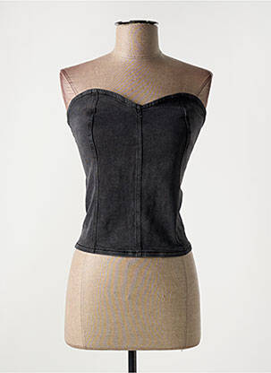 Top stretch sans manche noir KAFFE femme