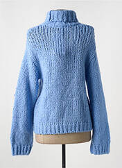Pull col roulé bleu KAFFE pour femme seconde vue