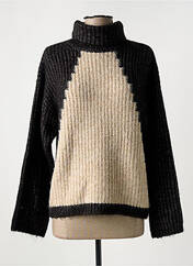 Pull col roulé noir KAFFE pour femme seconde vue