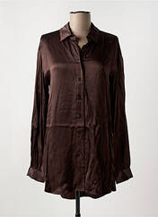 Tunique manches longues marron KAFFE pour femme seconde vue