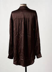 Tunique manches longues marron KAFFE pour femme seconde vue