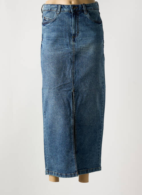 Jupe longue bleu KAFFE pour femme