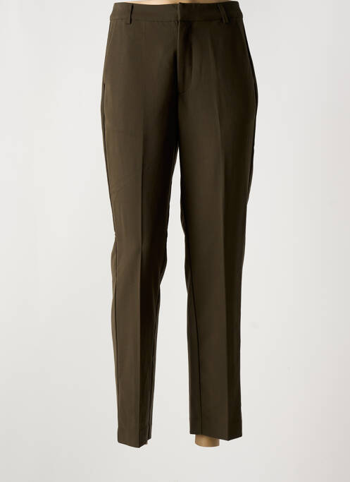 Pantalon chino vert KAFFE pour femme