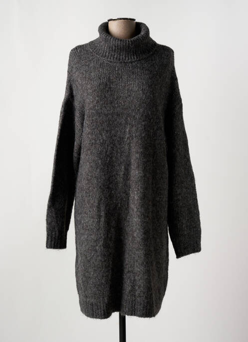 Robe pull gris KAFFE pour femme
