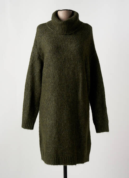 Robe pull vert KAFFE pour femme