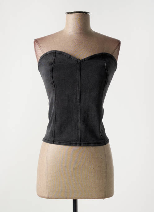 Top noir KAFFE pour femme