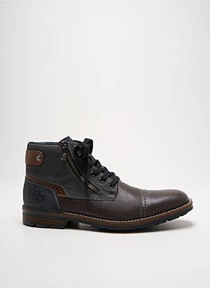 Bottines/Boots gris RIEKER pour homme