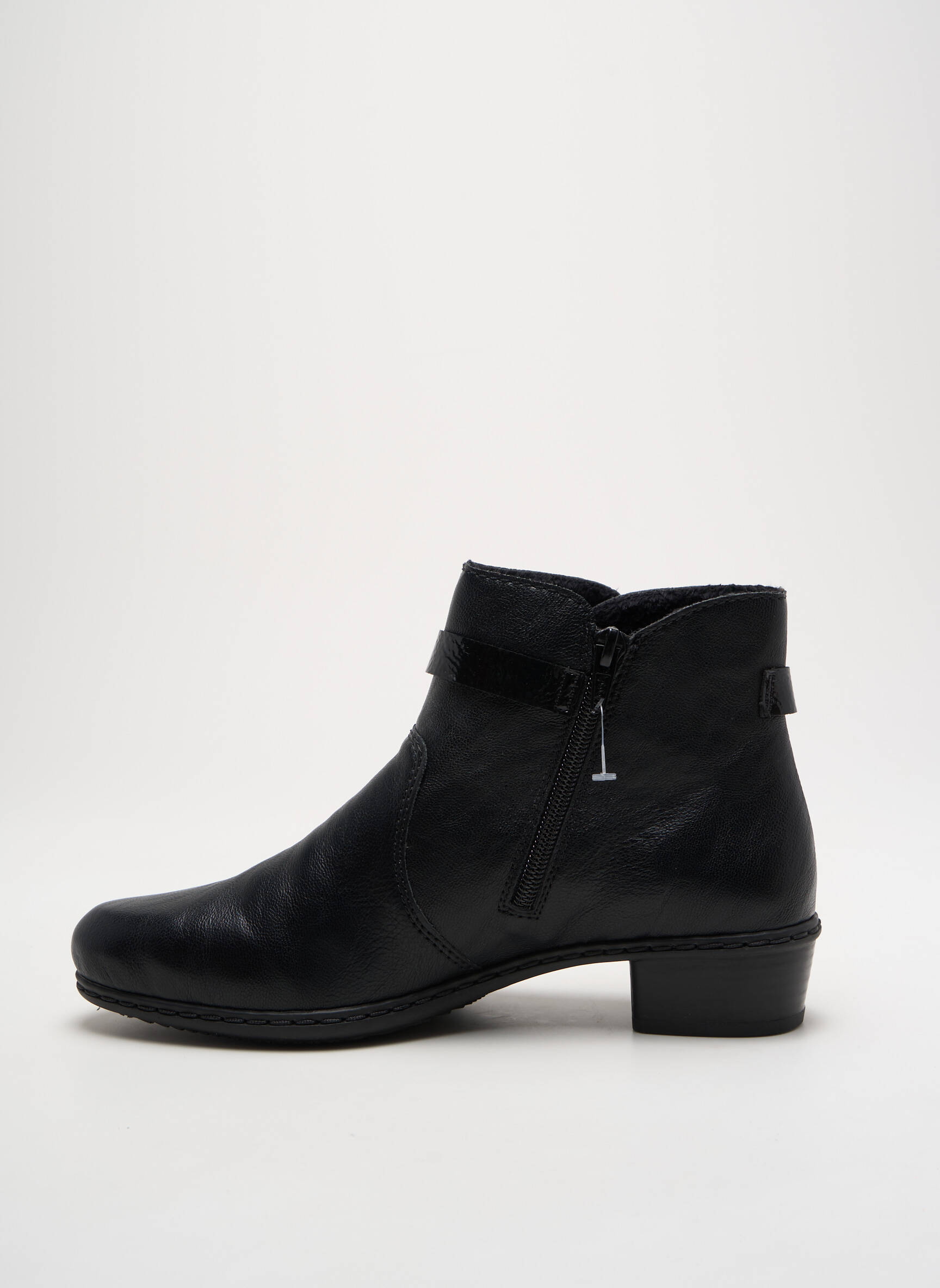 Rieker Bottines Femme Mi Saison Bottines/Boots Matière Lisse Noir