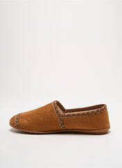 Chaussons/Pantoufles marron SOIR ET MATIN pour femme seconde vue