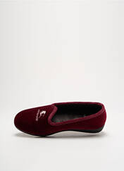 Chaussons/Pantoufles rouge SOIR ET MATIN pour femme seconde vue