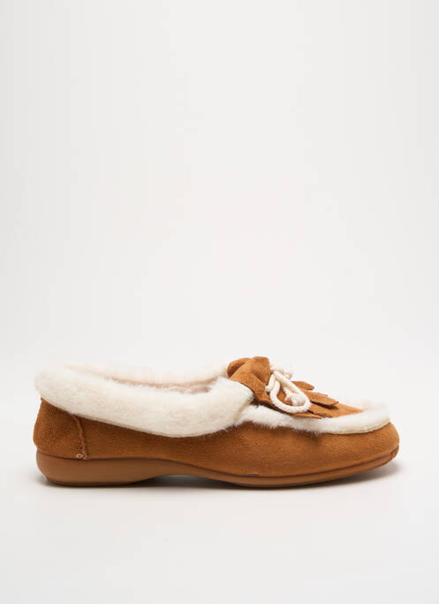Chaussons/Pantoufles marron SOIR ET MATIN pour femme