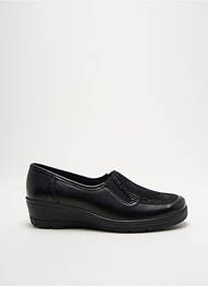 Mocassins matière lisse talon de 4 à 6cm noir ALTEX femme