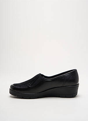 Mocassins matière lisse talon de 4 à 6cm noir ALTEX femme
