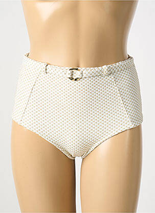 Bas de maillot de bain culotte culotte blanc GENIUS femme