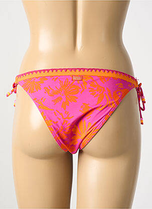 Bas de maillot de bain imprimé fantaisie bikini rose BANANA MOON femme