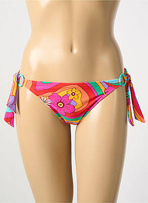 Bas de maillot de bain imprimé fantaisie bikini violet BANANA MOON femme