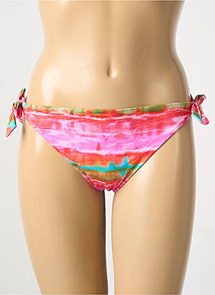 Bas de maillot de bain imprimé fantaisie bikini orange BANANA MOON femme