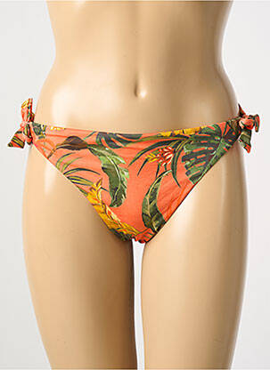 Bas de maillot de bain imprimé fantaisie culotte orange BANANA MOON femme
