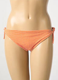 Bas de maillot de bain imprimé fantaisie bikini orange BANANA MOON femme