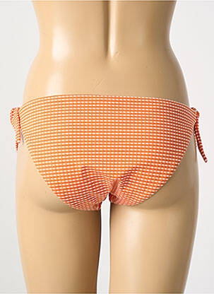 Bas de maillot de bain imprimé fantaisie bikini orange BANANA MOON femme