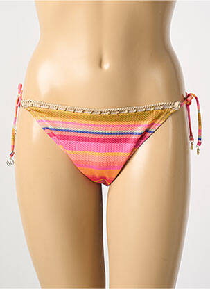 Bas de maillot de bain imprimé fantaisie bikini rose WATERCULT femme