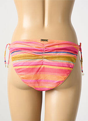 Bas de maillot de bain imprimé fantaisie bikini rose WATERCULT femme