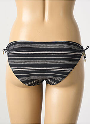 Bas de maillot de bain imprimé fantaisie culotte noir WATERCULT femme