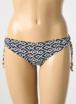 Bas de maillot de bain imprimé fantaisie culotte noir WATERCULT femme