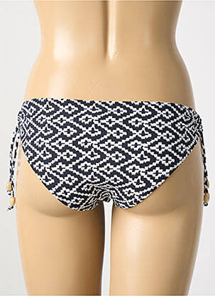 Bas de maillot de bain imprimé fantaisie culotte noir WATERCULT femme