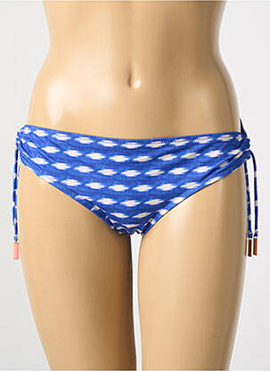 Bas de maillot de bain imprimé fantaisie culotte bleu WATERCULT femme